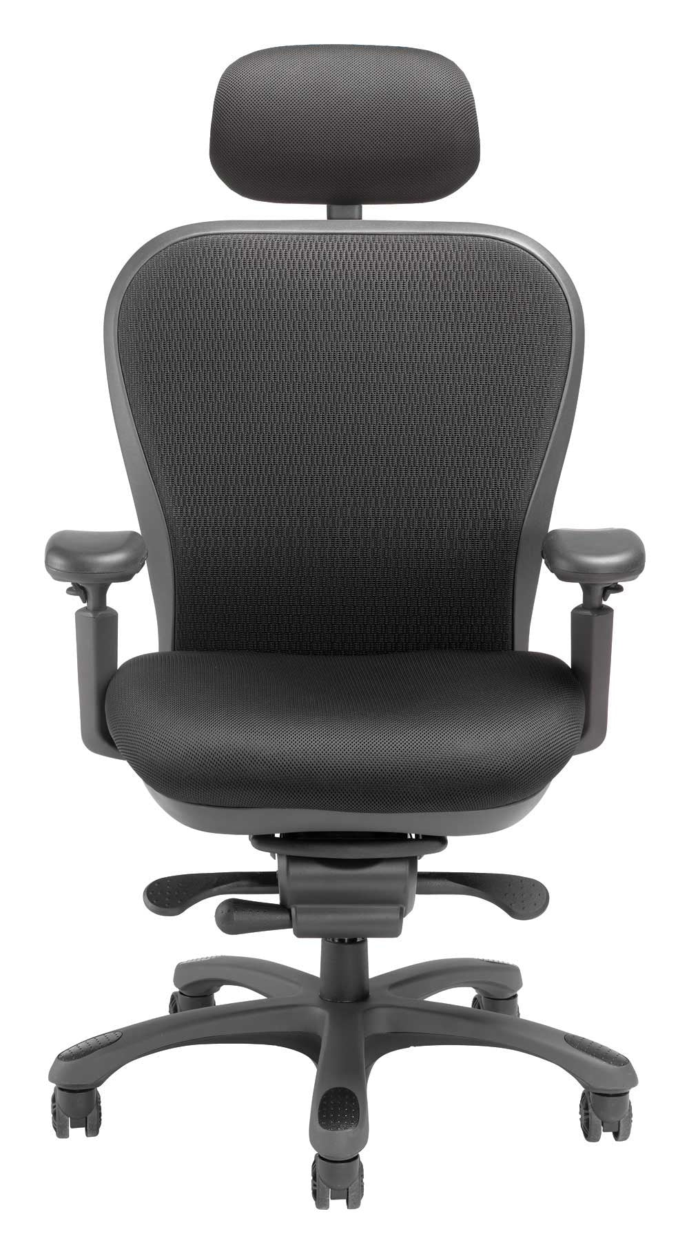 Office Chair with Headrest Designer Leather Nightingale CXO 6200L-D