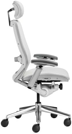 Office Chair White Designer Leather Nightingale IC2 7300D