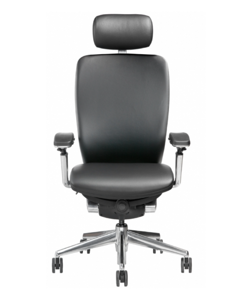 Office mid back Fully Upholstered Leather with headrest Nightingale IC2 7300DUF