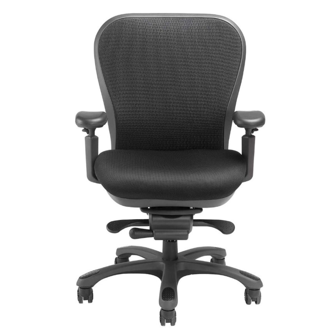 CXO Ergonomic Executive Mid Back Task Chair in Black