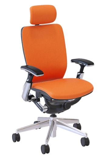 Office mid back Fully Upholstered Leather with headrest Nightingale IC2 7300DUF