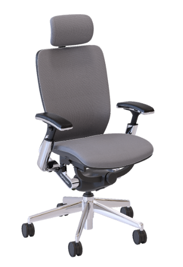 Office mid back Fully Upholstered Leather with headrest Nightingale IC2 7300DUF