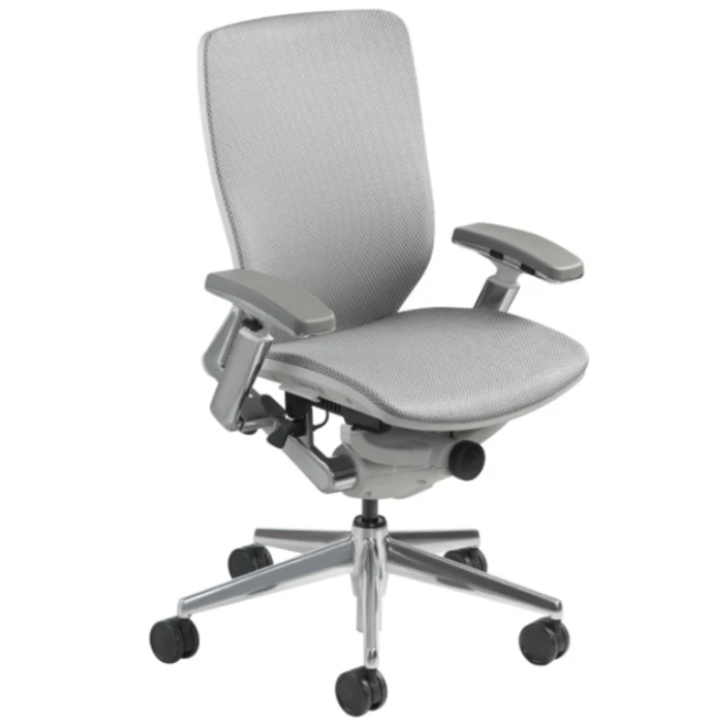 Office mid back task chair white all back mesh Nightingale IC2 7300WH