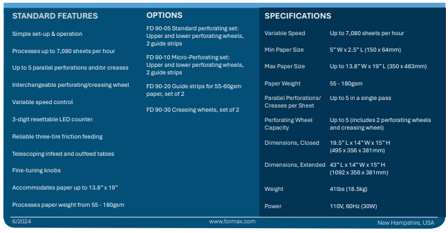 FD 95 Rotary Perforator