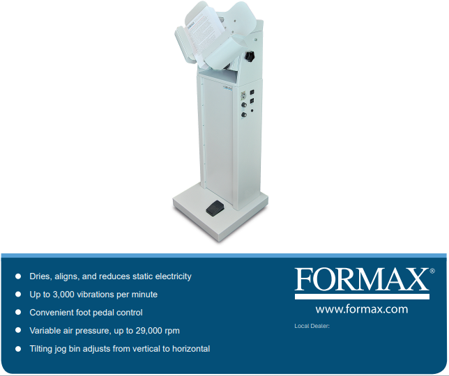 High-Capacity Air Jogger Formax FD404A1