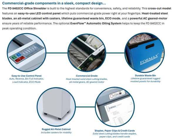 OnSite FD 8402CC Office Shredder