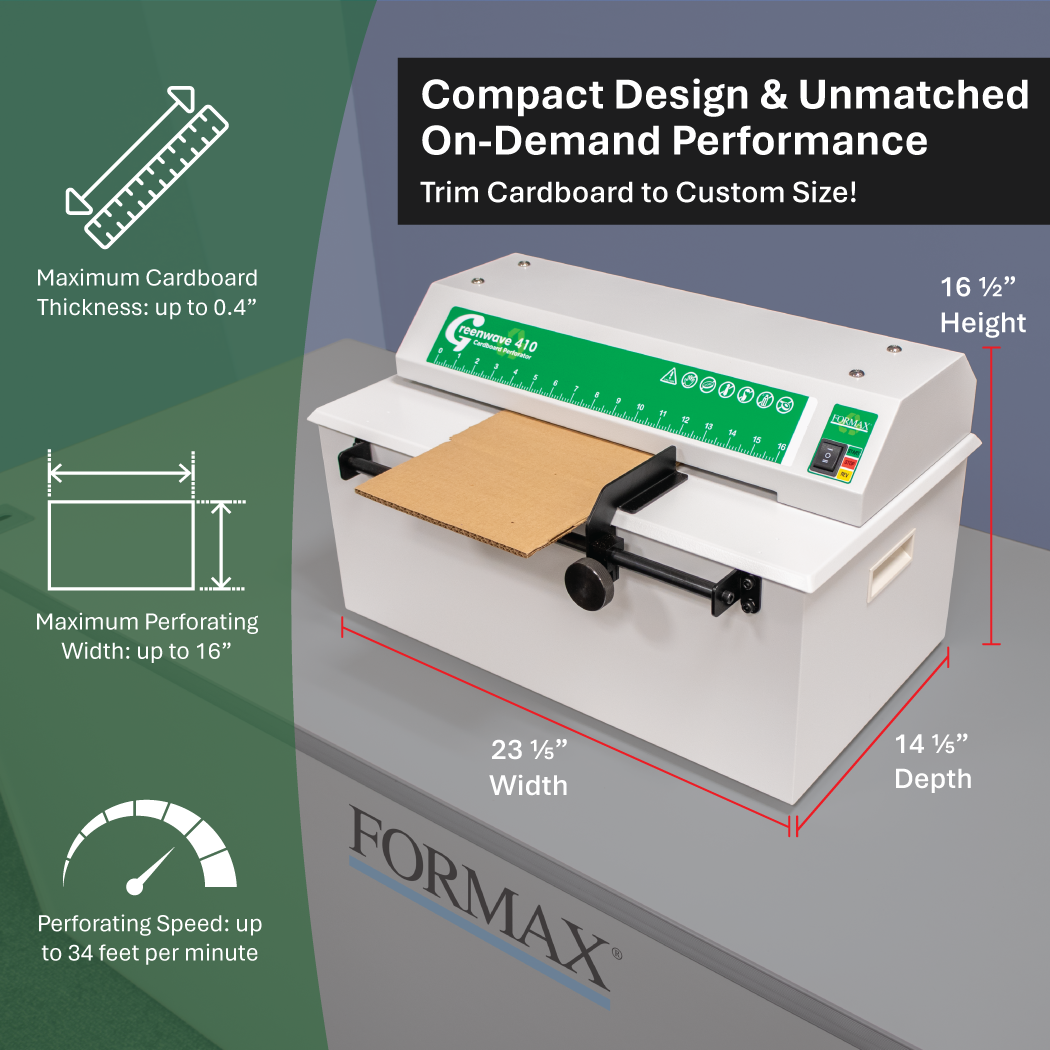 Cardboard Perforator Formax Greenwave 410