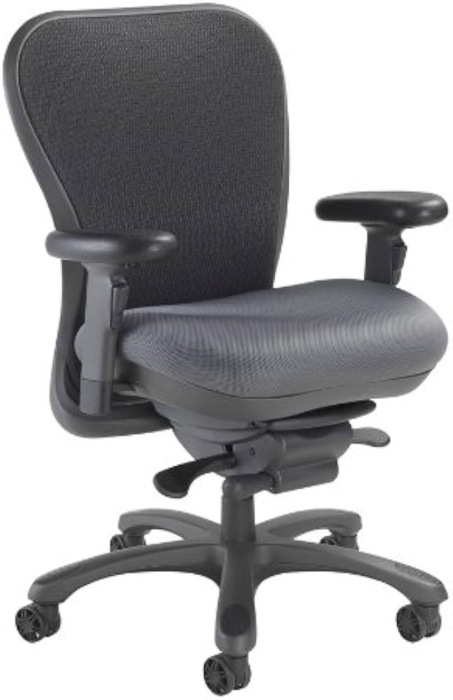 CXO Ergonomic Executive Mid Back Task Chair in Black