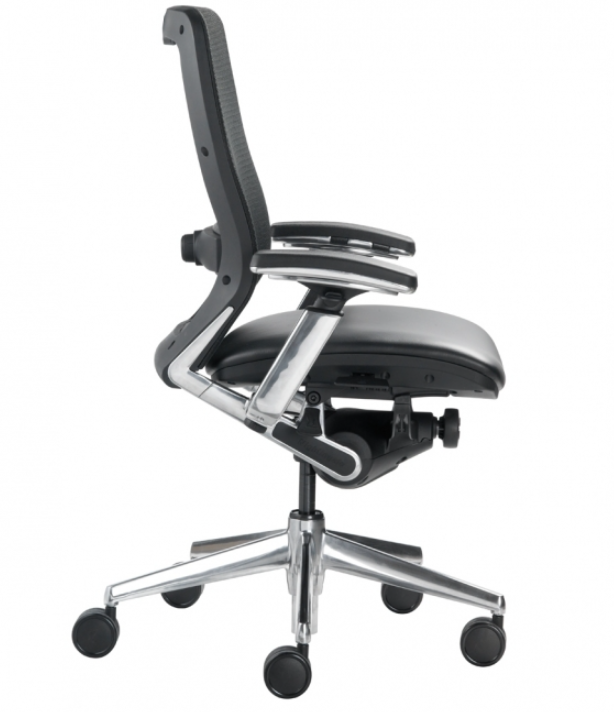 Office mesh mid back task chair upholstered seat with headrest Nightingale IC2 7300 UFST
