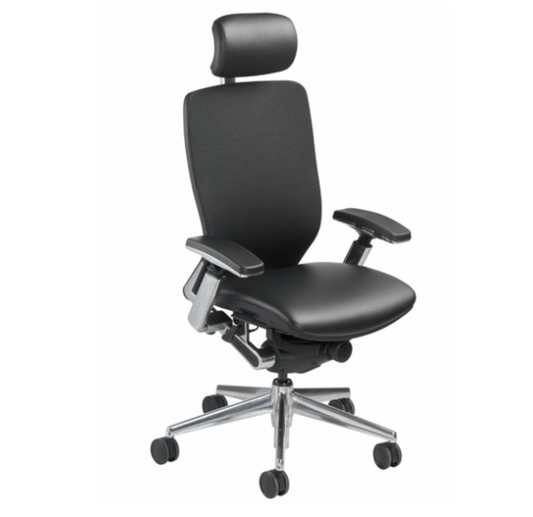 Office mesh mid back task chair upholstered seat with headrest Nightingale IC2 7300 DUFST