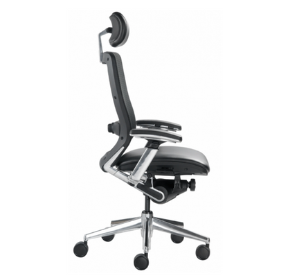 Office mesh mid back task chair upholstered seat with headrest Nightingale IC2 7300 DUFST