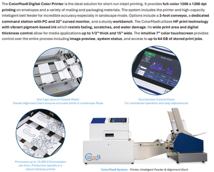 Digital Color Printer ColorMax9