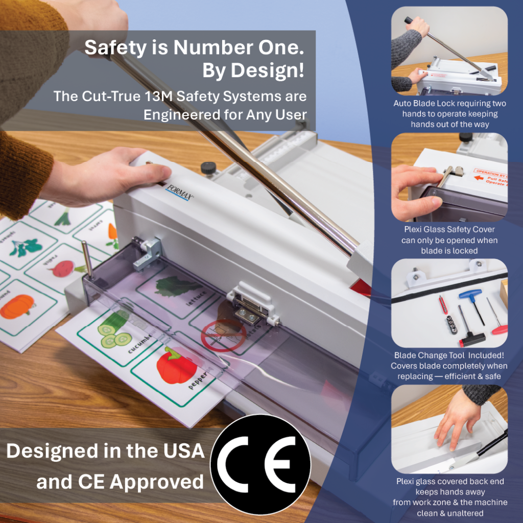 Tabletop Manual Guillotine Cutter Cut-True 13M