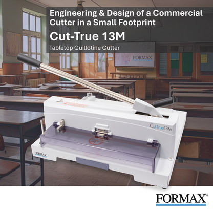 Tabletop Manual Guillotine Cutter Cut-True 13M