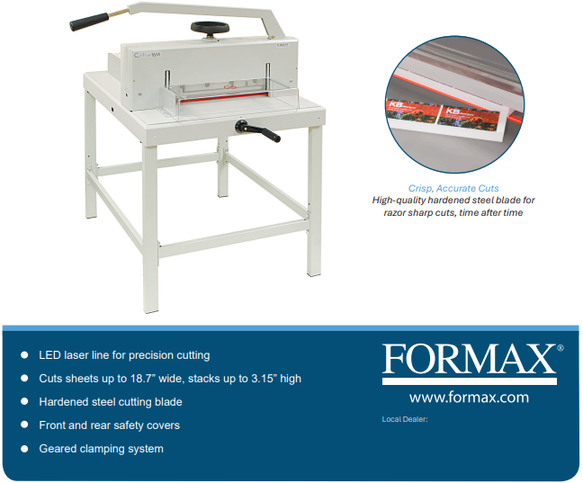 Manual Paper Cutter Formax Cut-True 16M
