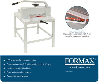 Manual Paper Cutter Formax Cut-True 16M