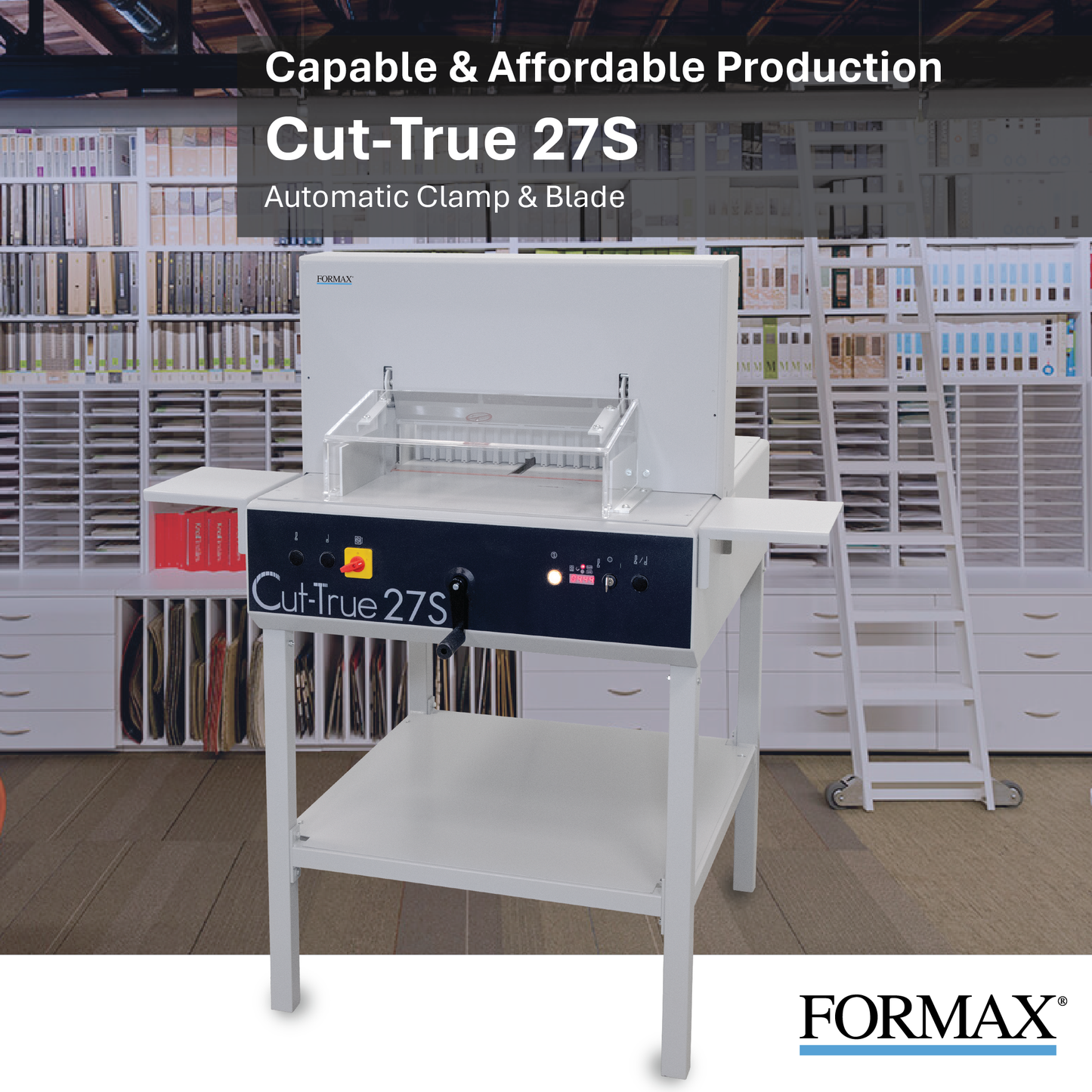 Semi-Automatic Guillotine Cutter Cut-True 27S