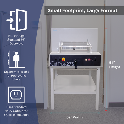 Semi-Automatic Guillotine Cutter Cut-True 27S