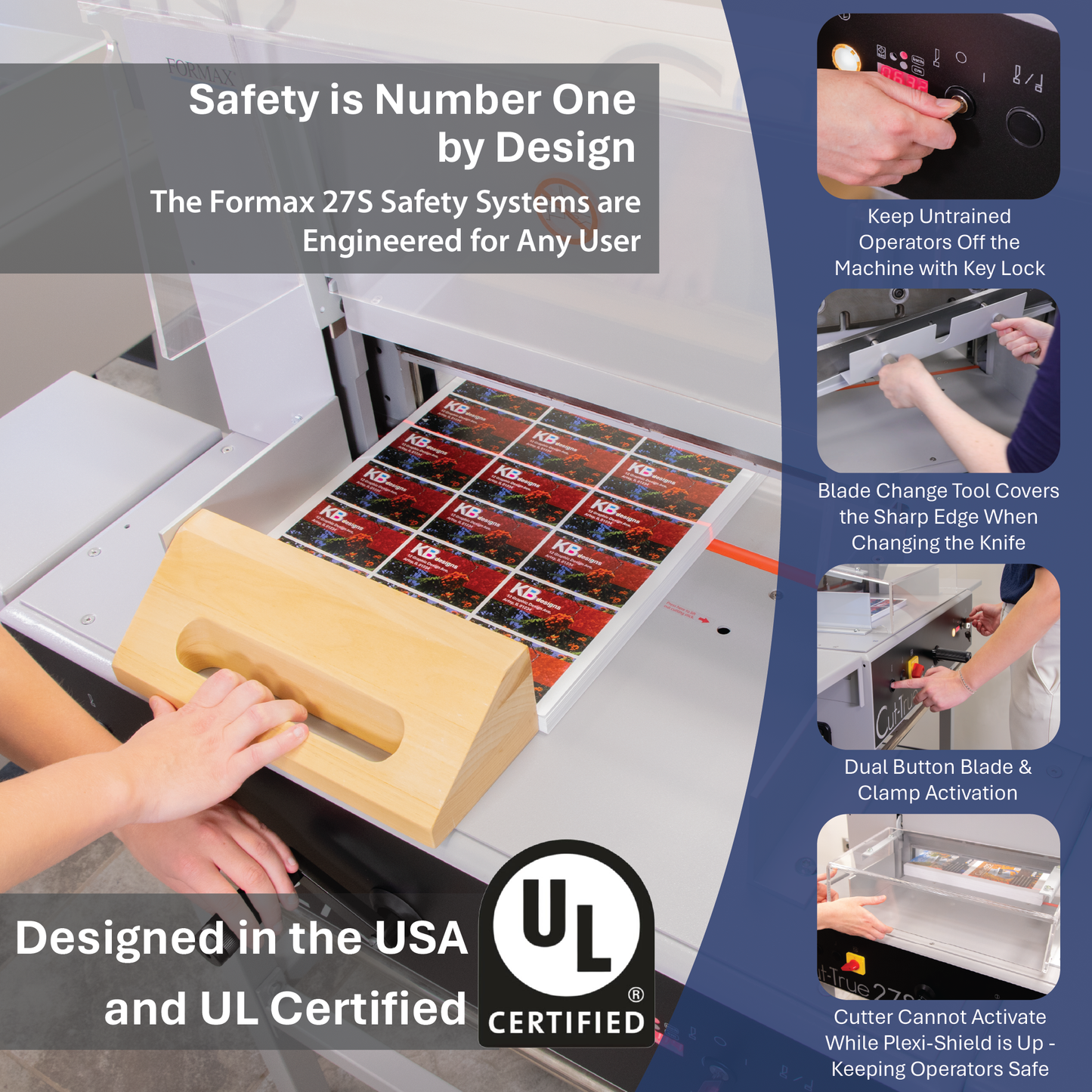 Semi-Automatic Guillotine Cutter Cut-True 27S