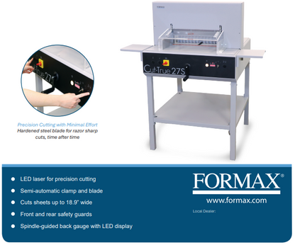 Semi-Automatic Guillotine Cutter Cut-True 27S