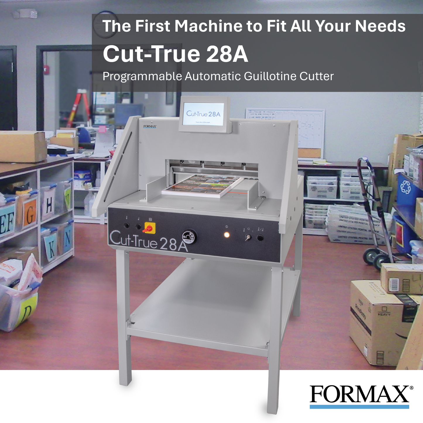 Programmable Automatic Guillotine Cutter Cut-True 28A