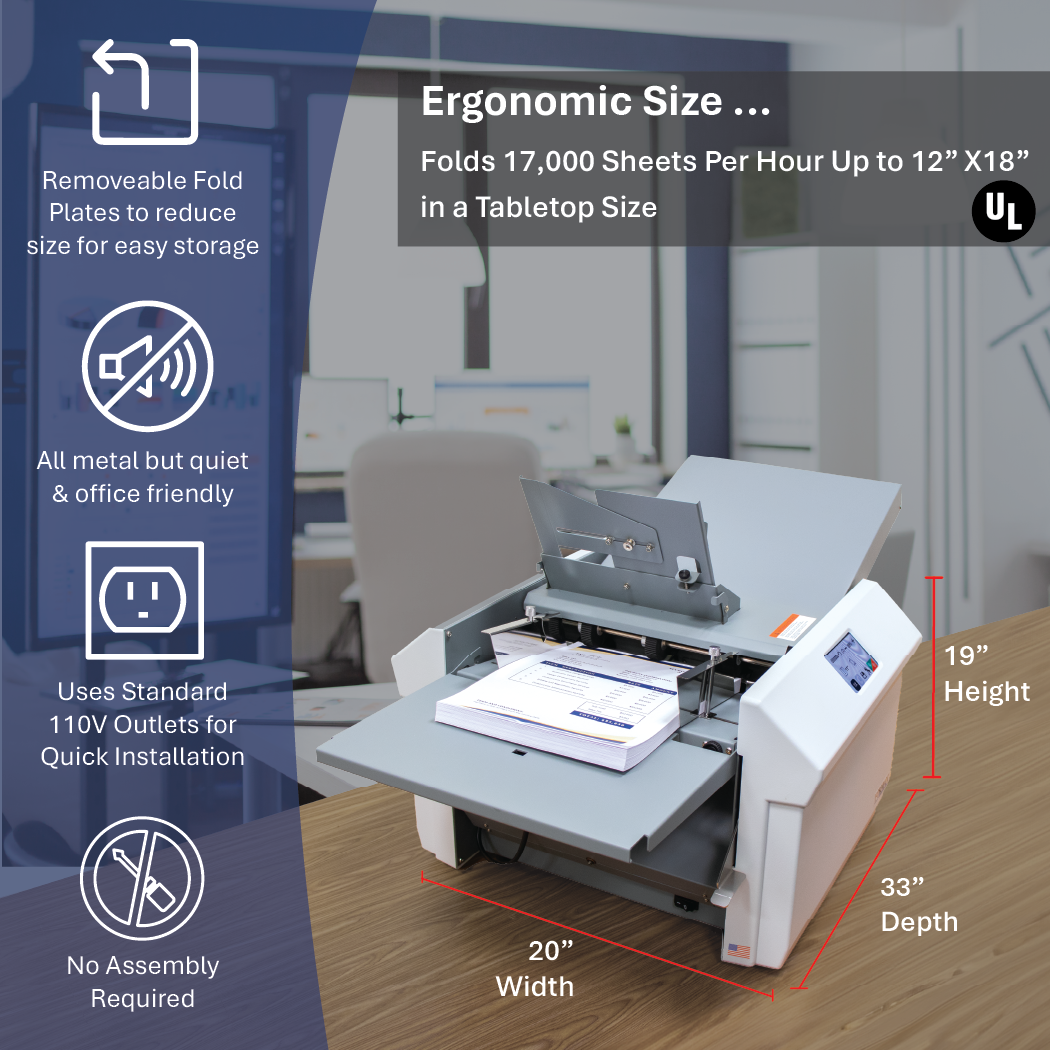Fully-Automatic Touchscreen Document Folder Formax FD 38Xi