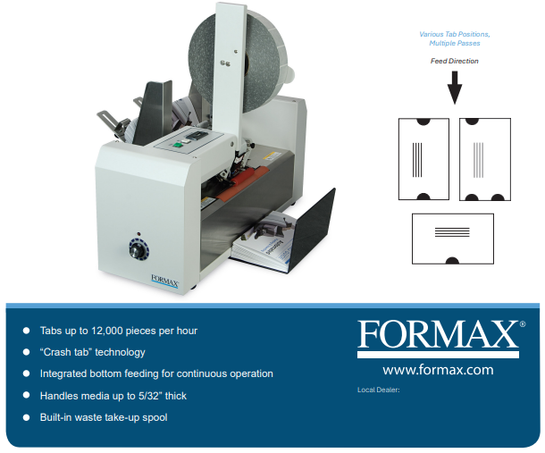 Single-Head Tabbing System Formax FD262