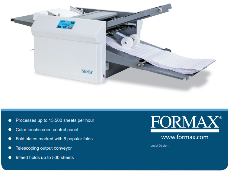 Touchscreen Desktop Office Folder Formax FD346