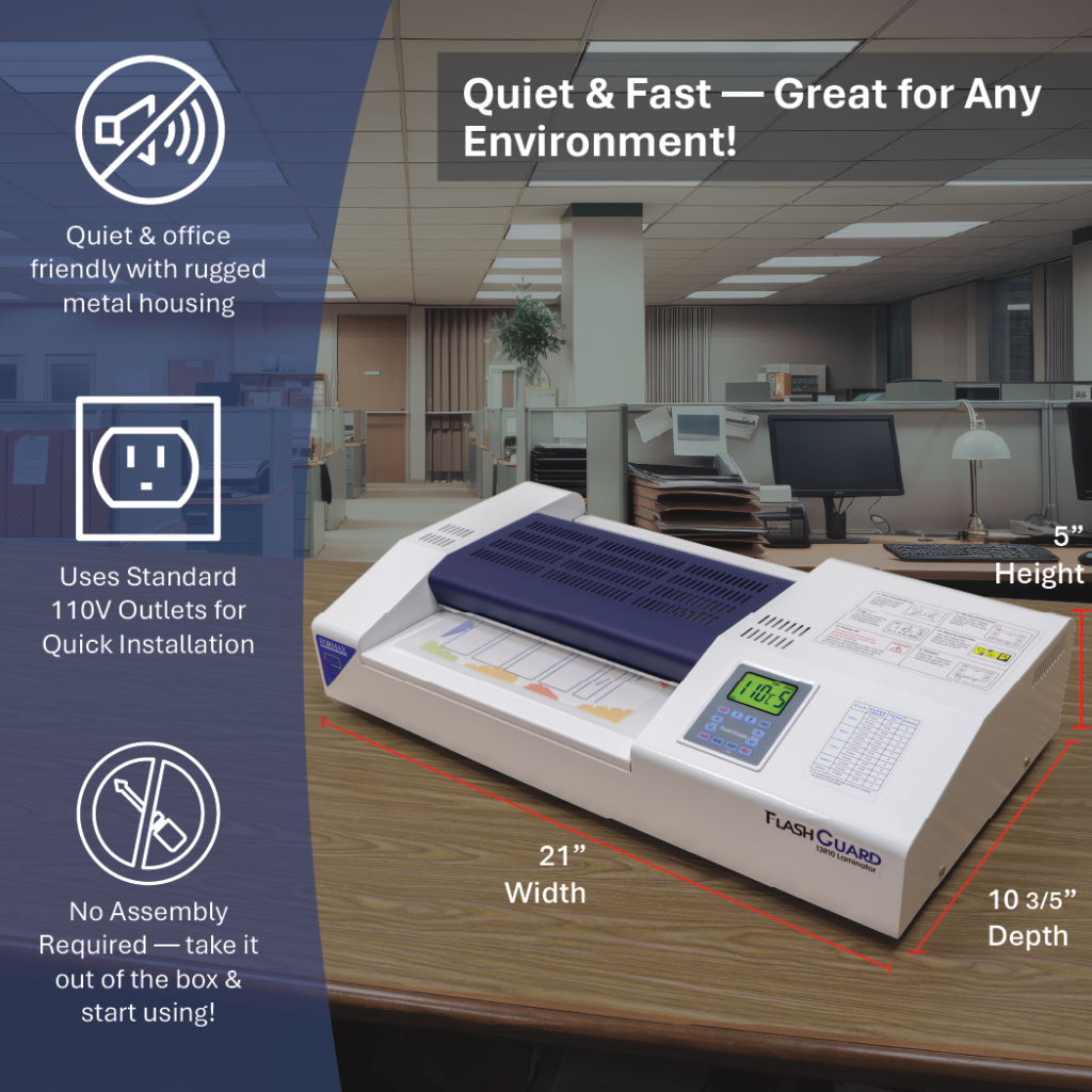 FlashGuard 13R10 Heavy-Duty Laminator