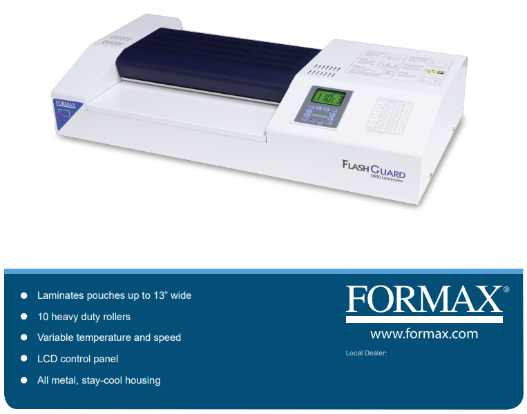 FlashGuard 13R10 Heavy-Duty Laminator