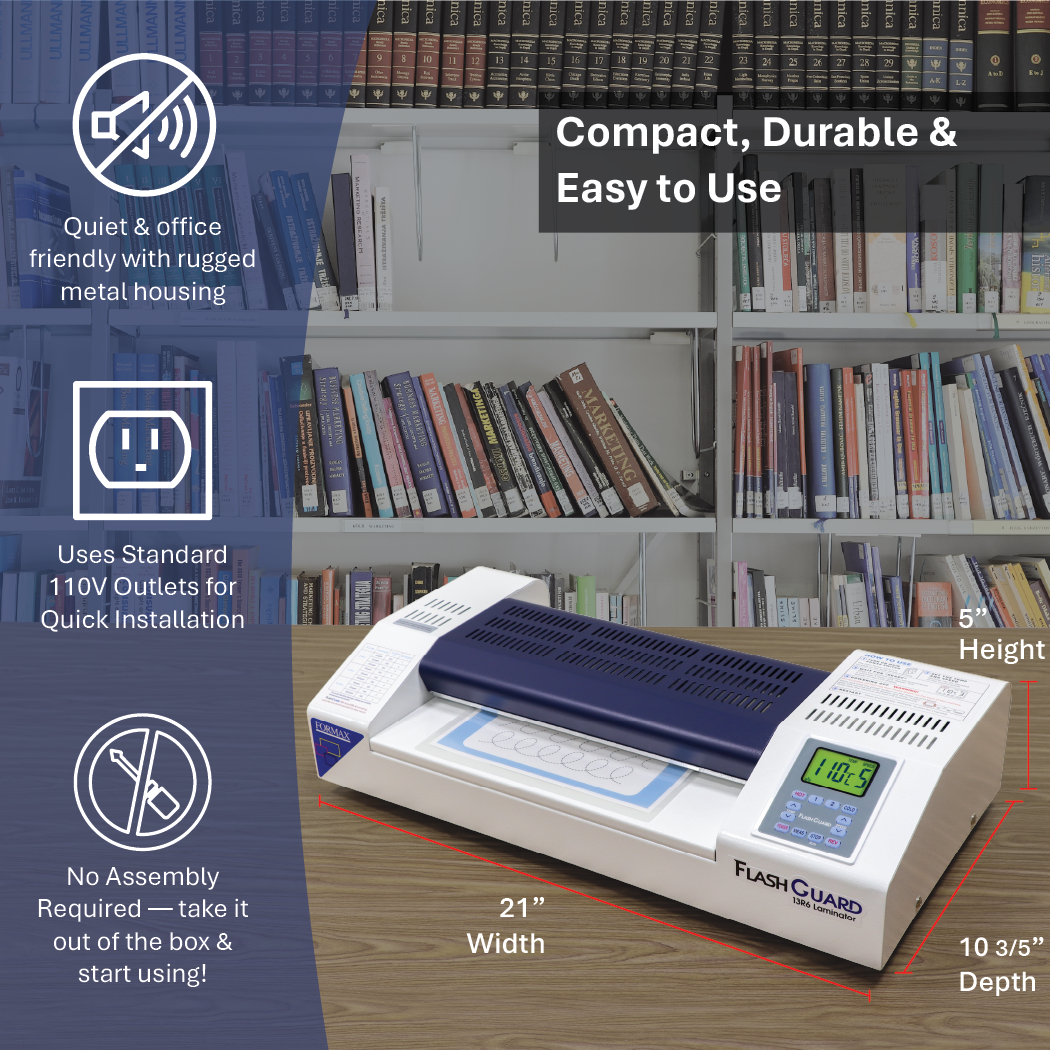 FlashGuard 13R6 Heavy-Duty Laminator