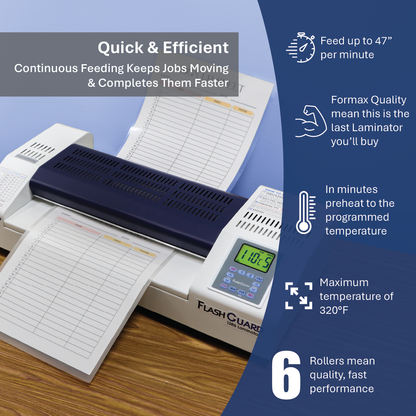 FlashGuard 13R6 Heavy-Duty Laminator