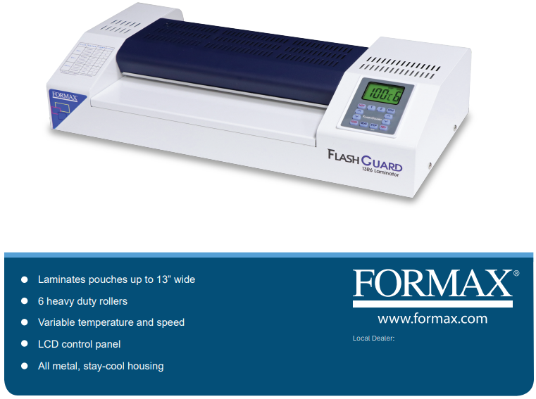 FlashGuard 13R6 Heavy-Duty Laminator