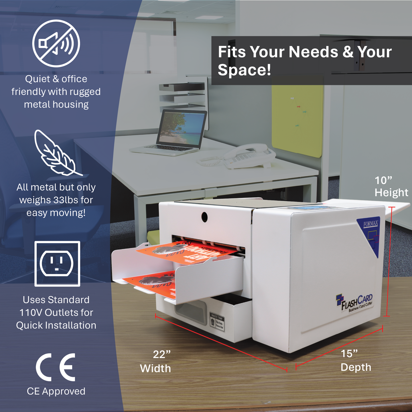 FlashCard Business Card Cutter Formax