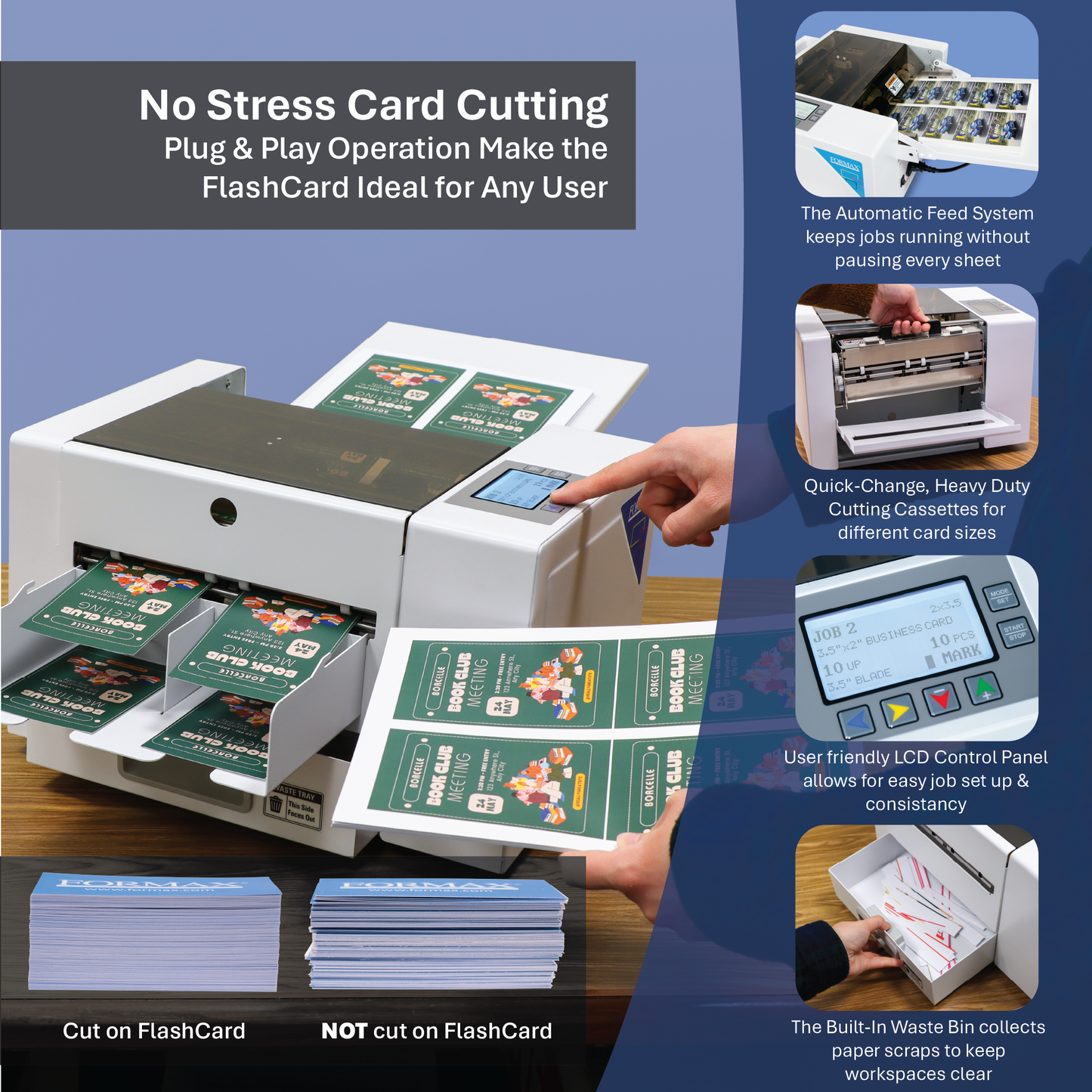 FlashCard Business Card Cutter Formax