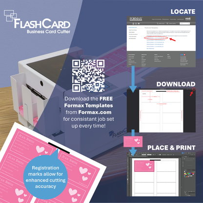 FlashCard Business Card Cutter Formax