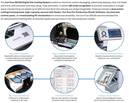 Automatic High-Speed Digital Die Cutter Cut-True DDC50
