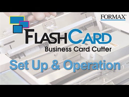 FlashCard Business Card Cutter Formax